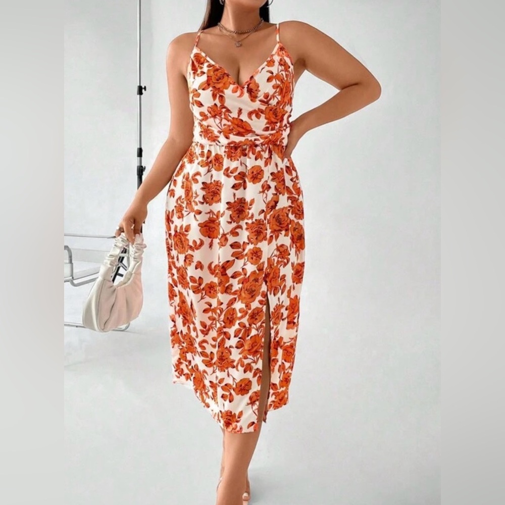 SHEIN Floral Print Cami Dress